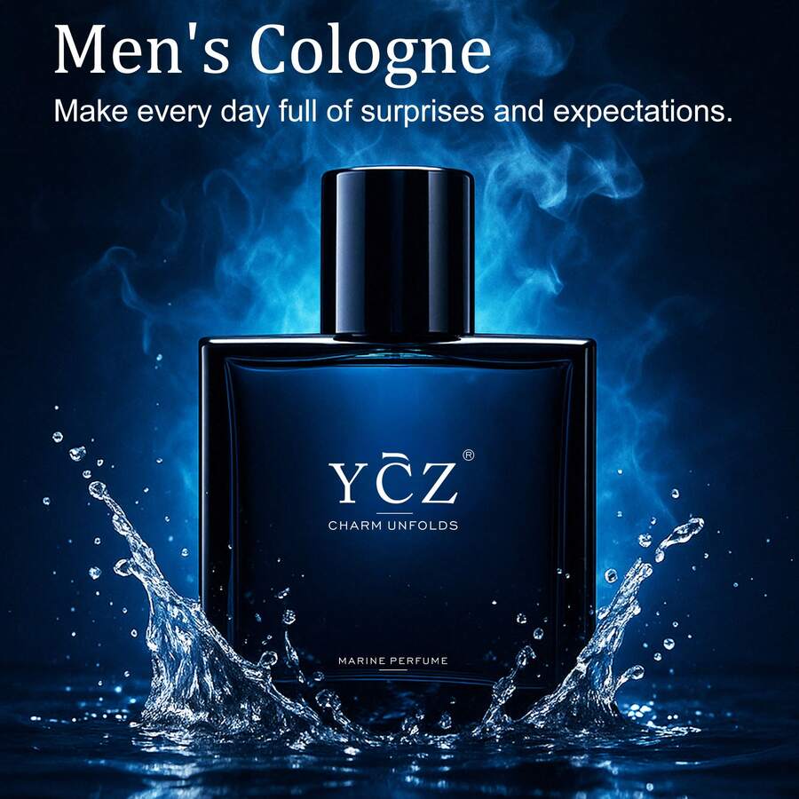 YCZ Midnight Marine Man Eau De Parfum,1.7oz(50ml).Long Lasting EDP Men. Making Lt The LdealGentlemen's Gift,Perfume For Men ,Perfume For Women - 海洋之謎 - 查看 1