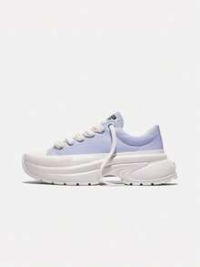Converse 女款 Chuck Taylor SEASONAL 帆布低筒運動鞋 A24219C - 淡紫色 - 查看 1