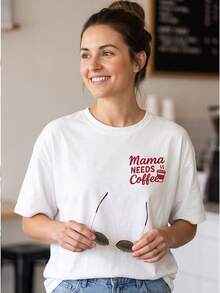 Women T-Shirts - 白色 - 查看 2