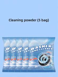 Washing Machine Cleaning Tablets And Powder Set, Daily Cleaning For Drum Washing Machine Tub, Stain Removal, Descaling, Odor Elimination, Fresh Care Agent - Solid State - View 13