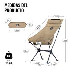 Camping Chairs & Stools - Khaki - View 4