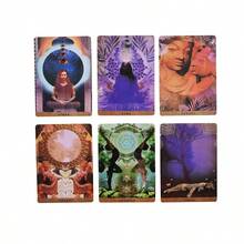 Kartu Oracle Jalur Yoga, Set Kartu Tarot, Permainan Kartu Tarot untuk Hiburan Pesta Keluarga, Permainan Papan, Kartu Oracle, Hadiah - Olive Green - View 2