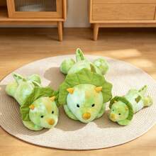 Cute Triceratops Dinosaur Plush Doll, Soft And Realistic Dinosaur Plush Doll, Adorable Home Decor. It's An Ideal Choice For Children's Birthday Gifts, And Also A Perfect Gift For Children On Halloween And Christmas. - Multicolor - View 10