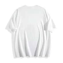 Men's Hurley Graphic T-Shirt - Navy Blue With White Logo Print, Vintage-Inspired Cotton Tee, Comfort & Fade-Resit Ink, For Beach Or Street Style-L88 - 白色 - 查看 2