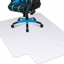 BouPower 45x53 Inches/36x48 Inches 2.2mm Heavy Duty Hard Chair Mat For Carpet, Clear Studded Protector - Convex With Nails 36*48 (inches) - View 1