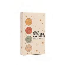 Kartu Tarot Oracle "Your Feeling Are Valid" Permainan Ramalan Nasib Kartu Ramalan Takdir Pesta Permainan Papan Keluarga - Putih - View 3