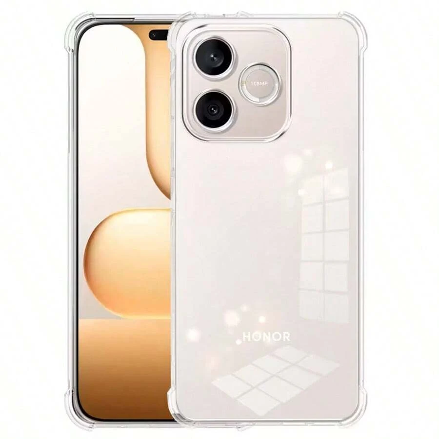 適用於 HW 與 Honor 透明氣囊防震手機殼 1.5MM 加厚四角氣墊吸震 防摔 鏡頭與螢幕雙重高度保護 高透明 TPU 全包覆 防撞 精確開孔 輕巧清晰手機保護殼 適用於 Honor 600 Lite/X8D/X5C/X5C Plus/Play 10A/400/400 Lite/400 Pro/