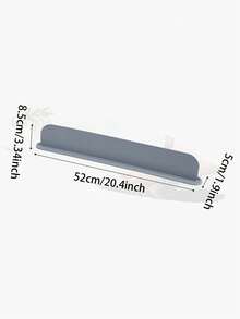 Black Or Gray Silicone Sink Splash Guard With Suction Cups, Kitchen Sink Splash Guard, Restaurant Sink Splash Guard - Grey - View 2