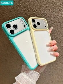 KOOLIFE 1件 極簡經典款 2合1 防震手機殼 全方位保護 適用於 iPhone 18 Pro Max、17 Pro、17、16、15、14、13 - 白色 - 查看 3