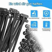 20/50/100/200pcs Multi-Function Cable Tie Clips, Perforated Rivet Fasteners For Engine Base, Fender Liner, Trunk Lid, Cable Ties, Car Accessories, Backyard Supplies, Home Decor, DIY Accessories - Heart-piercing Nail - View 3