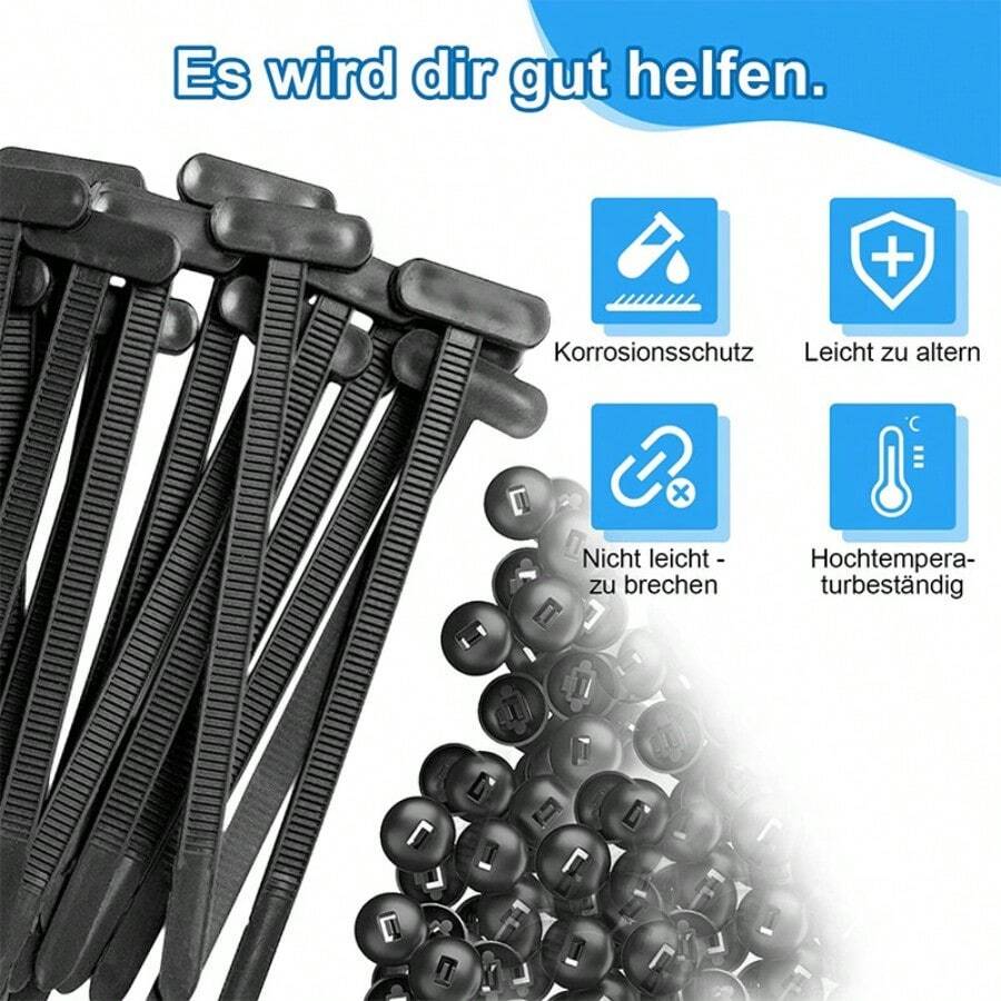 20/50/100/200pcs Multi-Function Cable Tie Clips, Perforated Rivet Fasteners For Engine Base, Fender Liner, Trunk Lid, Cable Ties, Car Accessories, Backyard Supplies, Home Decor, DIY Accessories