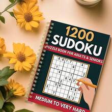 1pc A5 Sudoku Game Notebook, Simple Puzzle, Casual Education, Suitable For Daily Relaxation, Holiday Entertainment And Travel Time-Killing, Excellent Gift (Pen Not Included),Enhancing Creativity, Beautifully Designed - 1PC - View 5