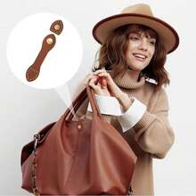 1pc Handmade Button Wallet Clasp Buckle, Solid Color Fashion Leather Bag Buckle, Card Holder Buckle, DIY Handbag Accessory - A - View 4