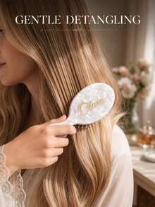 Personalized Engraved Comb, Customized Pocket Comb, Mini Engraved Hairbrush, Name Hairbrush, Bridesmaid Gift, Mini Hair Comb, Gift For Mom, Gift For Her - Multicolor - View 7