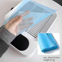 100PCS Disposable Non-Woven Nail Dust Collector Filter, Cuttable Lint-Free Dust Filter Pad, Manicure Grinding Vacuum Replacement Tool, For Daily Nail Art And Salon Use - Multicolor - View 9