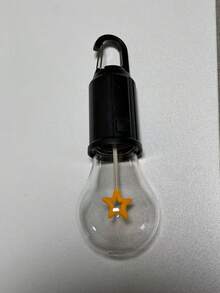 1件-3件裝戶外LED太陽能充電燈泡 高亮度緊急燈 附掛鉤 便攜露營釣魚手提燈 夜燈 雪花造型戶外太陽能燈 - 暖白色 - 查看 25
