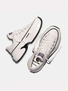 Converse 中性款 Chuck Taylor SEASONAL 帆布低筒運動鞋 A19266C - 黑與白 - 查看 6