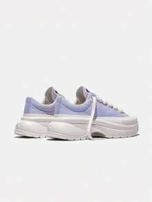 Converse 女款 Chuck Taylor SEASONAL 帆布低筒運動鞋 A24219C - 淡紫色 - 查看 4