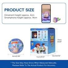 MINISO X Disney  胡迪、巴斯光年及其他經典角色盲盒戒指，扭蛋膠囊蛋，隨機角色，可調節樹脂戒指，適合女孩與收藏迷禮物（1個隨機） - 彩色 - 查看 8