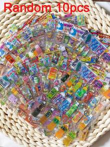 Creative Japanese Retro Anime Snack Doodle Stickers, Waterproof Labels For Luggage, Notebook, Skateboard, Speaker - Multicolor - View 9