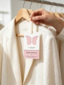 Custom Clothing Hang Tags, Personalized Premium Price Tags, Modern Brand Identity, Hang Tags - Multicolor - View 3