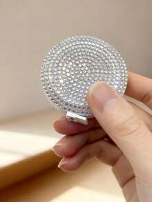Sparkly Rhinestone Tape Measure, Mini Portable Tape Measure, Retractable Tape Measure, Portable Mini Measuring Tool, Gift For Sewing Enthusiasts And Crafters - Multicolor - View 4