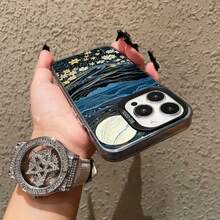 Moon Starry Sky Moonlight Night Scene Laser Phone Case For IPhone 14, 15,  Pro Max, Plus, 11, 13, 12 Mini, 17, 16 Pro Max Back Covers - CH-black YYFJ 2 - View 5
