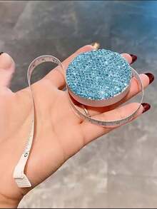 Sparkly Rhinestone Tape Measure, Mini Portable Tape Measure, Retractable Tape Measure, Portable Mini Measuring Tool, Gift For Sewing Enthusiasts And Crafters - Multicolor - View 3