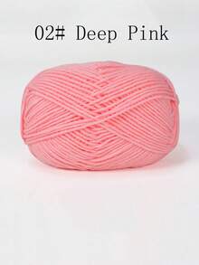 4-Ply Milk Cotton Yarn For Crocheted Blanket, Clothes, Handbag, Slippers, Various Color Combinations, 50g Per Piece, Autumn And Winter Crocheted Scarves, Hats, Sweaters, Etc. DIY Gifts, Suitable For Beginners - Multicolor - View 40