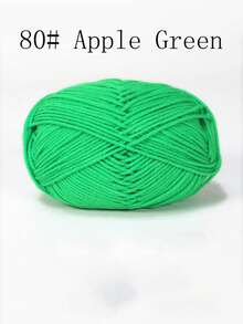 4-Ply Milk Cotton Yarn For Crocheted Blanket, Clothes, Handbag, Slippers, Various Color Combinations, 50g Per Piece, Autumn And Winter Crocheted Scarves, Hats, Sweaters, Etc. DIY Gifts, Suitable For Beginners - Multicolor - View 77