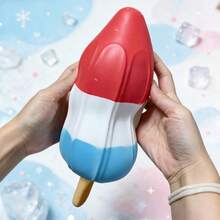 1pc New Oversized Realistic Pencil Rocket Popsicle Squishy Slow Rebound Stress Relief Toy Venting Toy [Random Style & Color] - Multicolor - View 4
