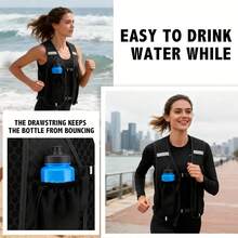 Picnic Backpack Hydration Running Vest Backpack For Men & Women, Lightweight Running Backpack, Hydration Pack For TrailRunning Hiking Cycling Marathon(Only Backpack) - Black - View 4