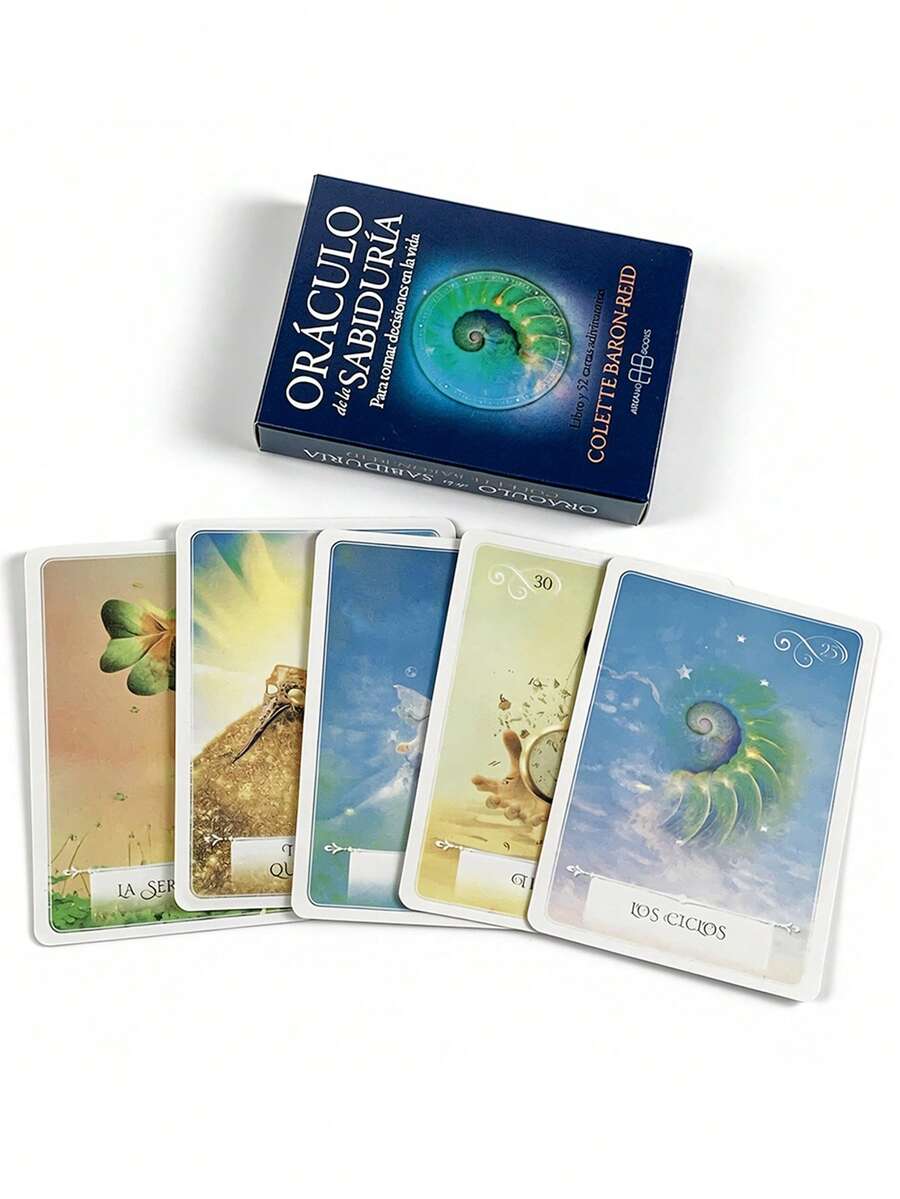 1 Box Spanish Oracle Cards Combining Tarot, I Ching Runes, Decision Cards And Guide, Suitable For Beginners Divination Cards