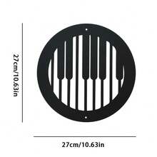 1 Set Music Note Wall Decor Set - Iron Frame Outline Painting, Durable Metal Sculpture, Suitable For Home And KTV Decoration, Perfect For Room Decor. - TY-204-03 - View 10