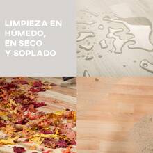 HOMCOM Aspirador en Seco y Húmedo 3 en 1, 1200W, Aspiradora con Función de Soplador, Manguera 2 m, Depósito Inoxidable 20L, Triple Filtro, Boquilla para Suelos y Ranuras, Amarillo - Enchufe EU Tipo F(220-240V) - Ver 3