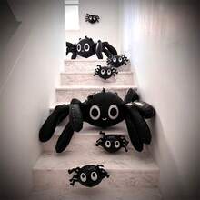 1/2pcs 149.86cm Halloween 4D Matte Giant Spider Balloon Foil Balloon, Halloween Home Decor, Prank Prop, Indoor Theme Decoration Atmosphere Creation - 4D Giant Spider - View 3