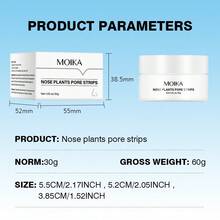 Men Masks & Facial Treatment - Blackhead and Pore Removal Patches 30g - View 5