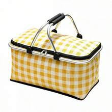 Picknicktasche - Gelb, 47 cm x 28 cm x 23 cm - Übersicht 3
