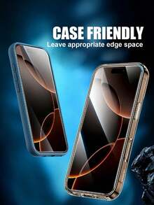 3片裝全螢幕鋼化玻璃螢幕保護貼,相容 iPhone 及其他機型,採用高透光高清晰鋼化玻璃,細節呈現清晰,安裝後不影響手機殼使用,高硬度表面可抗日常刮痕,適合健身運動記錄、戶外導航與辦公文件處理等多種環境,防水性能提升耐用度 - 無色 - 查看 7
