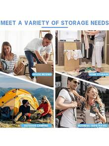 Vacuum Compression Travel Storage Bag And Hand Pump, Suitable For Business Trips/Travel/Dormitory Storage To Save Space, Multiple Sizes For Backpacks/Suitcases/Drawers For Classifying Clothes/Shoes - Multicolor - View 6