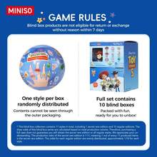 MINISO X Disney  胡迪、巴斯光年及其他經典角色盲盒戒指，扭蛋膠囊蛋，隨機角色，可調節樹脂戒指，適合女孩與收藏迷禮物（1個隨機） - 彩色 - 查看 5