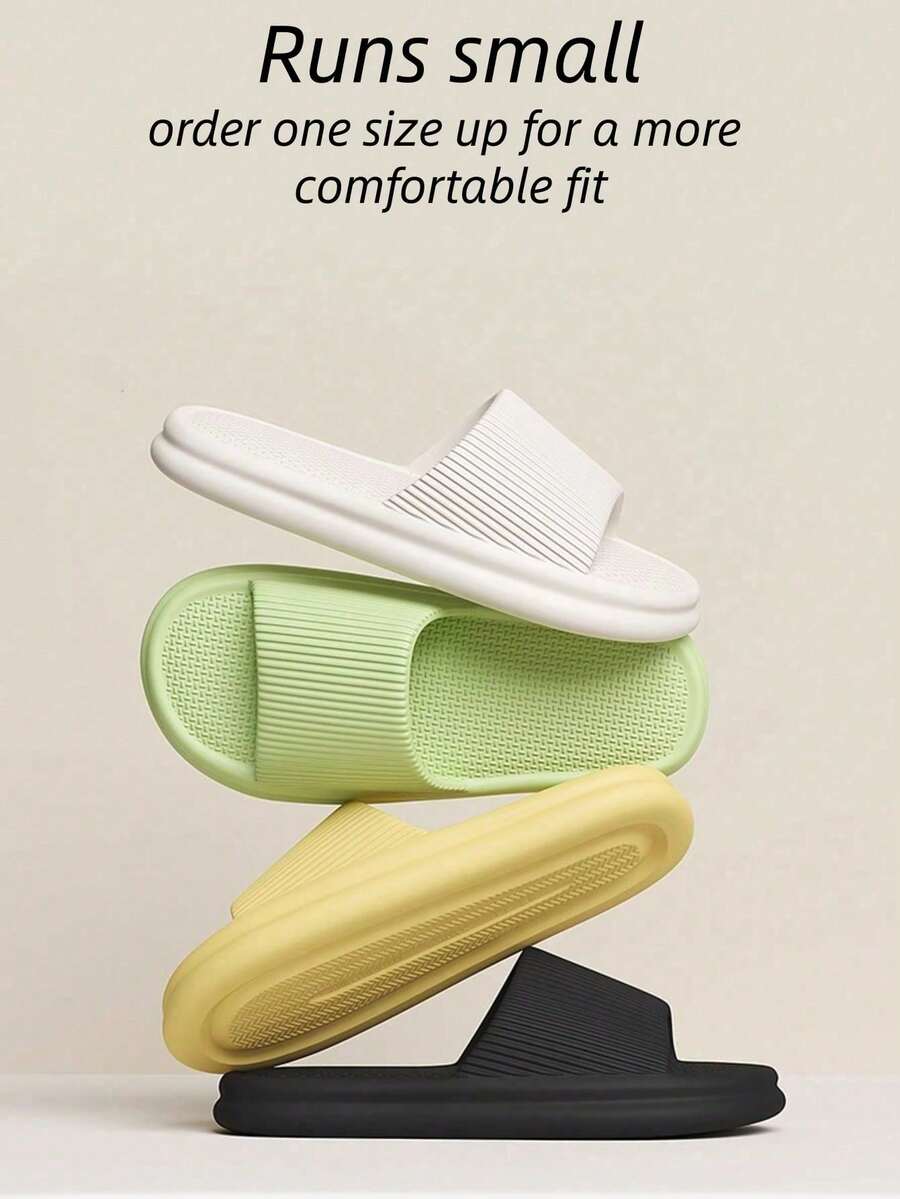 [Hot] EVA 靜音拖鞋 - 中性款 | 防臭、防霉、軟底、超舒適 | 適用於居家、浴室、海灘等多種場景 | 多色可選 - 情侶款，輕量透氣不悶腳，建議訂購大一號