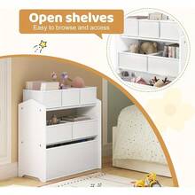 1pc White Wardrobe Stratification Storage Rack With 6 Detachable Organizing Boxes – Space-Saving Closet Organizer For Clothing, Accessories & Daily Essentials – Easy Assembly, Clean Modern Design, Fits Standard Closets - White - View 7