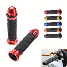 2pcs Motorcycle Accessories High Quality Aluminum Alloy Handlebar Grips (Handlebar Rubber), Universal Modified Electric Scooter Throttle Grip Covers, Handlebar Modification Parts - One Size - View 1