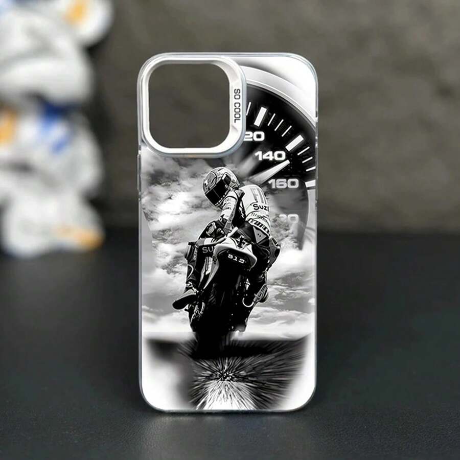 Motorcycle Racer Dashboard Phone Case For IPhone 17 16 Pro Max 14 15 Plus 13 12 11 Pro X XS XR XS Max 17 Air 16E 7 8 SE2 Cover - T19544 - 查看 1