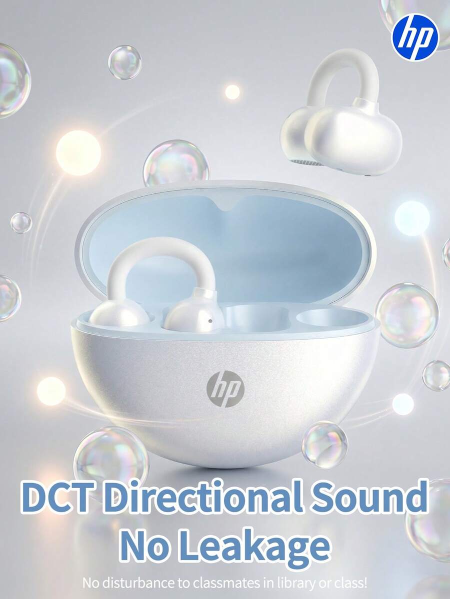 HP H10M 无线耳机,耳挂式设计,DNC 动态降噪,柔软亲肤佩戴;Type-C 充电接口,超长续航 5.3 小时,TWS 真无线立体声,低延迟;适用于音乐、游戏、跑步等多种场景;防水,兼容所有蓝牙 6.0 设备。 - 查看 1