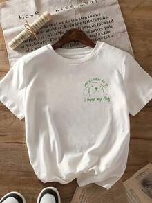 Women T-Shirts - 白色 - 查看 4