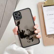 Dragon Pattern Ink Brush Painting Phone Case For IPhone X XR XS 16 15 Plus 17 Pro Max 16 15 12 13 14 11 Pro Max Back Cover Funda - 黑色長款 6 - 查看 10