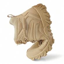 Men's Hiking Boots All-Terrain Shock-Absorbing/Outdoor Mountaineering Boots, Featuring Lace-Up Ankle Design, Non-Slip Rubber Sole And Ergonomic Design Suitable For Camping, Hiking, Work And Long-Term Use - 702 Khaki - View 7