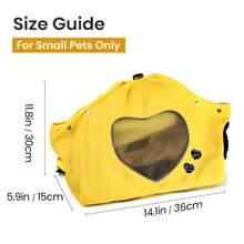 1pc Foldable Breathable Pet Carrier Backpack, Suitable For Small Dogs And Cats, Portable Sling Bag - Multicolor - View 11